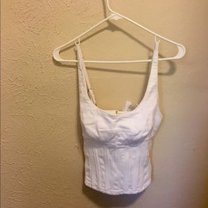 XS white corset - Anthropologie (Maeve)